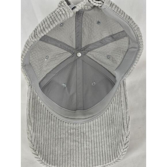 ADIDAS IVY PARK Strapback Corduroy Gray Cap Hat - Rare, Trendy and Comfortable - Picture 6 of 11